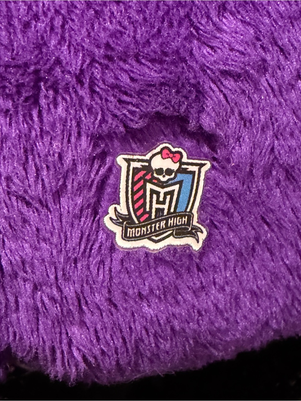 Monster High Plush Crescent Cat 13" Clawdeen Purple - Picture 9 of 10